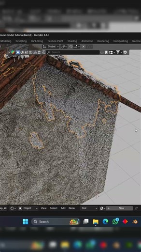 Add Realistic Ivy in Blender in 1 Minute 🍃 | Ivy Generator Tutorial #blender3d #blendertutorial