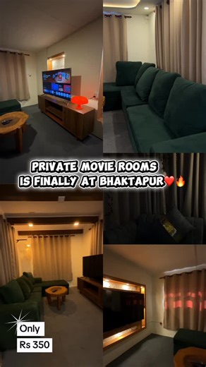 Elysium by Tripledouble on Instagram: "We’re officially OPEN and now taking bookings! 🎬🍽️ Private movie rooms are now available at Elysium by Triple Double in Bhaktapur. Enjoy our special offer: morning slots from 8 AM–11 AM at just NPR 350, and evening slots from 6 PM–10 PM also at NPR 350. Limited slots available — DM us now to book your room. See you at Elysium! #explorepage✨ #reels #kathmandu #couple #bhaktapur #resturants #business #insta #explorar #privatemovieroom #népal #nepal"