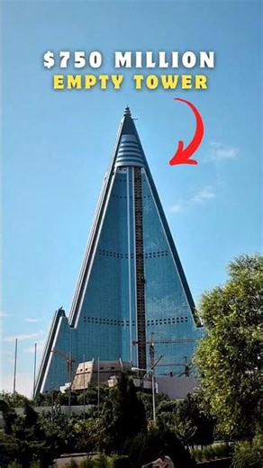Inside North Korea’s Empty Skyscraper Hotel #RyugyongHotel#NorthKorea