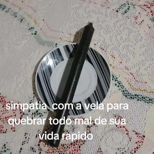Simpatia com Vela Preta para Quebrar Mal
