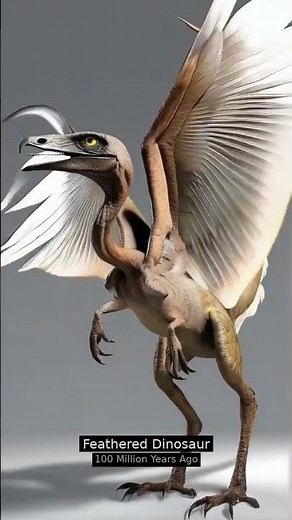 Dinosaur to Bird — 150 Million Years of Evolution #shorts #evolution #science