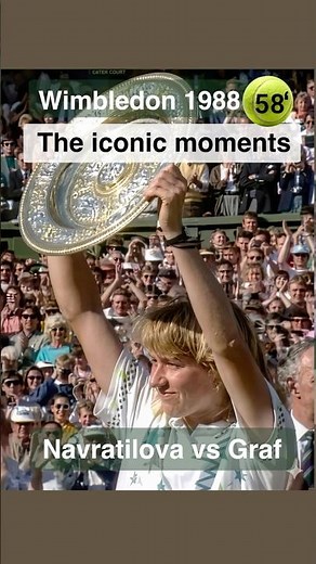 🥎 The iconic moments 🥎🏃‍♂️ Martina Navratilova vs Steffi Graf🏃‍♂️