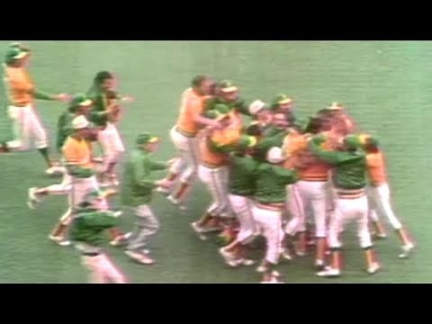 A's win the 1972 World Series