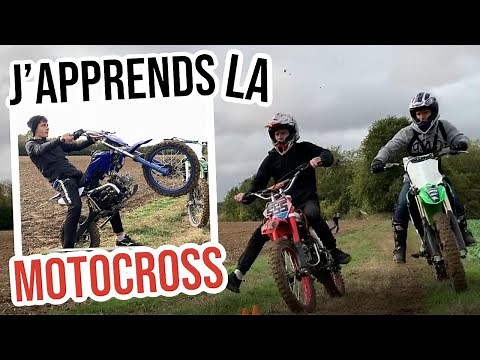 J'apprends à Piloter une MotoCross - Découverte - Apprentissage Débutant - Premier tour de roues