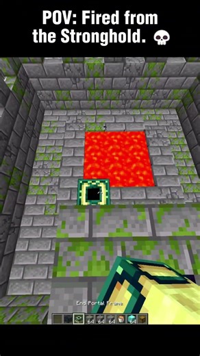 Minecraft Fired💀 #minecraft #bestgg #clip #meme #memes #stronghold