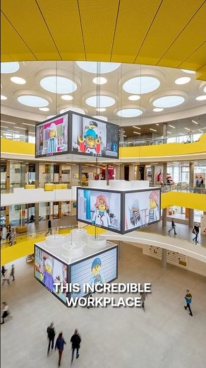 The LEGO HQ in Denmark is incredible! #officedesign