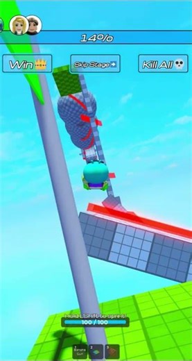 Gravity Runner speedrun using this ONE trick #roblox #shorts