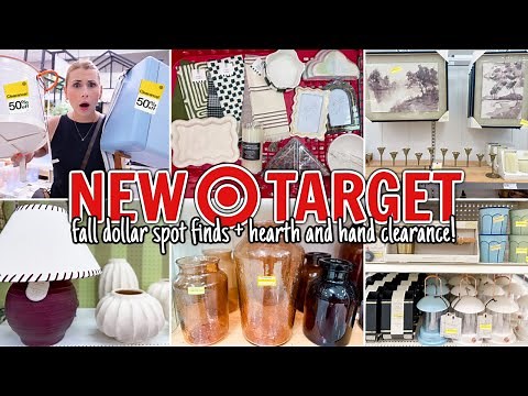 🎯 TARGET SHOPPING SPREE! 🎯 Major Hearth & Hand CLEARANCE + NEW Target Dollar Spot FALL Finds!