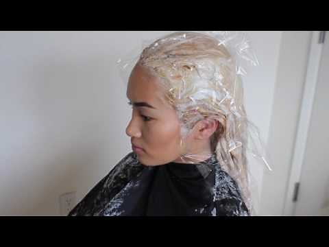 [Application] How to bleach and tone hair