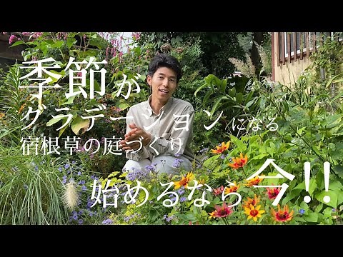 【 季節がグラデーションになる宿根草の庭づくり 】始めるなら秋！宿根草の特性や品種選定のポイントを詳しく解説します。