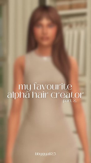 Best Sims 4 Hair Creators for Alpha CC | Part 2