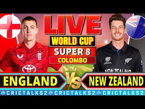 🔴 England vs New Zealand, T20 World Cup 2026, Live Cricket, ENG v NZ Live Match Score, Commentary