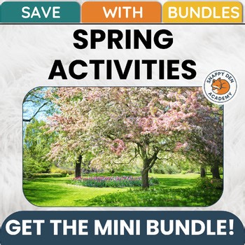 Spring Activities - Calendars Placemat Prompts Reading Lessons Mini Bundle