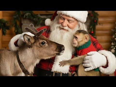 Nick the Monkey Rescues Santa's Reindeer | A Heartwarming Christmas Story