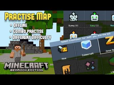 The Most Advanced PvP Practice Map for Minecraft Bedrock