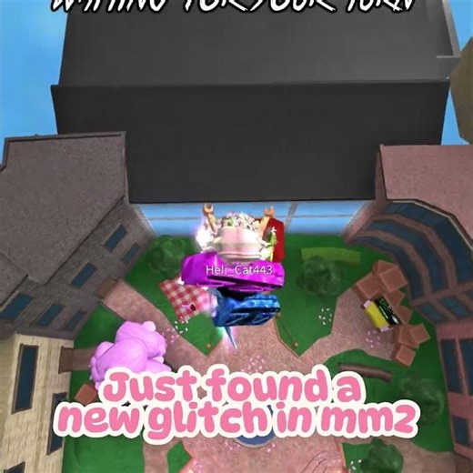 Mm2 flying glitch ! #mm2 #glitch #edit #roblox