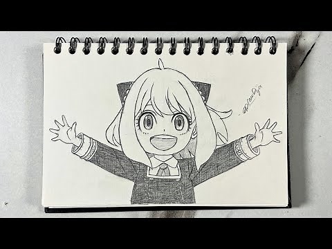How to Draw Anya Forger from Spy x Family | Easy Step-by-Step Anime Drawing Tutorial