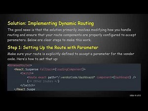 How to Use React Router with Parameters in Your Routes