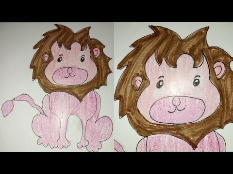 Amazing Lion Painting 🦁 | Step-by-Step Art