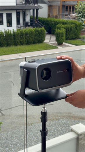 The outdoor Hoem Theatre Setup on a budget? Aurzen Boom Mini! ‪@Aurzen_Official‬ #hometheatre