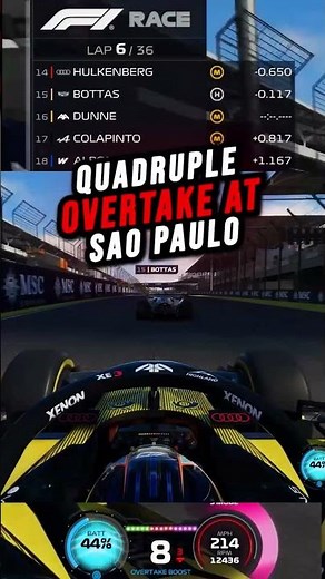 QUADRUPLE Overtake in F1 26 My Team