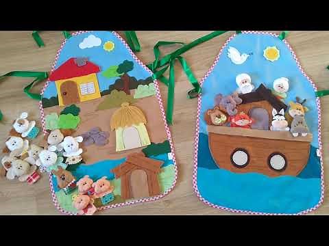 Aventais para histórias (tem projeto digital)