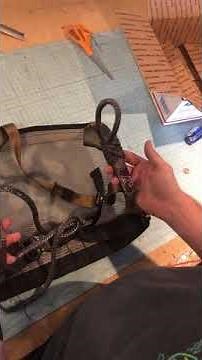 How to tie on the crüzr adjustable bridge.