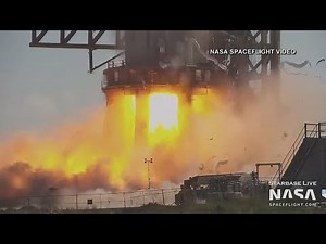 SpaceX Starship booster test ends with engine explosion