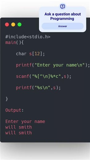 Know more & more about Input-Output in C language #coding #cprogramming #logicprogramming