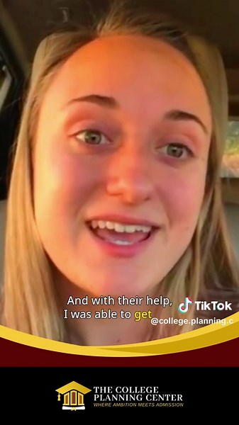 Worried about the stress of college applications for your teen? Hear how expert help made a difference for our students! 🧡💜 Mary Grace's senior year brought so much anxiety about applying for college. But with the College Planning Center, we provided the tools she needed, so she and her parents felt less stressed. 🥳 Through her hard work and our team's guidance and encouragement, she got into my dream school! Mary Grace is now headed to Clemson University, and we couldn't be prouder of her! �