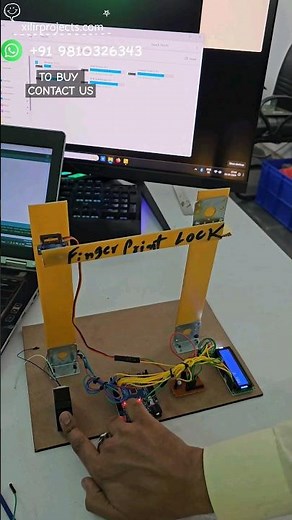 Fingerprint based Door Lock using Arduino #project #arduino #finalyearprojects #viral