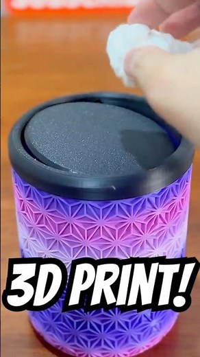 3D printed mini desktop bin #3dprinting #satisfying #diy #asmr