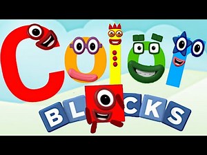 Alphabetblocks Intro Song But Color with Spilling - Color Blocks - Learn Color