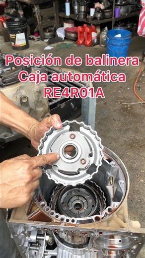 Posición de balinera caja automática RE4R01A Nissan Frontier 1998