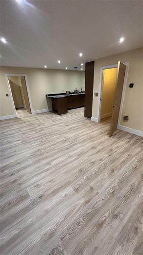 Two Short Planks | Delighted with how our latest project looks! @moduleo sierra oak fitted throughout the property and @invictusflooring Havana oak Lvt... | Instagram