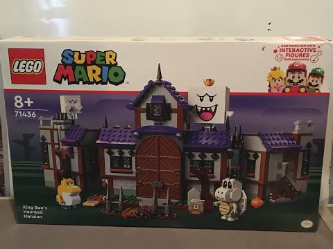 Opening the Lego Super Mario King Boo's Haunted Mansion 2024 set 71436!