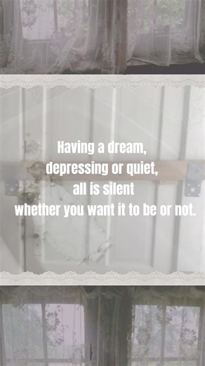 Having a dream, depressing or quiet, all is silent whether you want it to be or not #morute #aesthetic #relateable #quotes #gloomy