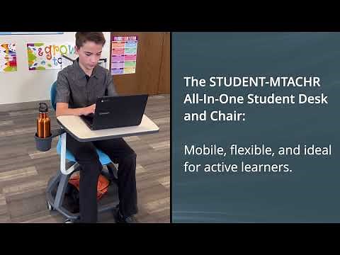 Luxor All-In-One Student Desk and Chair - Product Overview