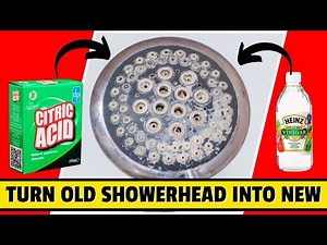 Genius Hack to Remove Stubborn Limescale from Your Showerhead Instantly!