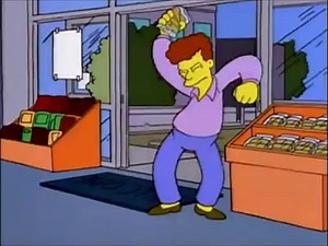 "How much is your penny candy?" "Surprisingly expensive." (S5, E13: "Homer and Apu") | Nothing but Simpsons clips