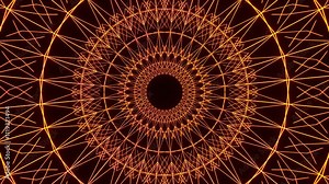 Radiant flow infinite animation cycle with mesmerizing spiral motion, ethereal light in rotational art, dynamic symmetry, perpetual glow, and psychedelic energy in seamless visual rhythm.