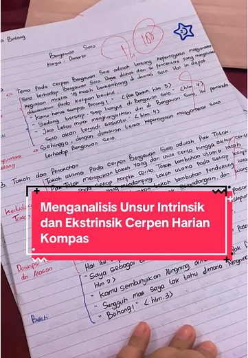 Analisis Cerpen dari Harian Kompas dan Unsurnya