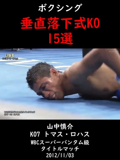 体が真下に落ちるボクシングのKOシーンを15試合まとめました #ボクシング#KO#KO集#失神#ワンパンチ