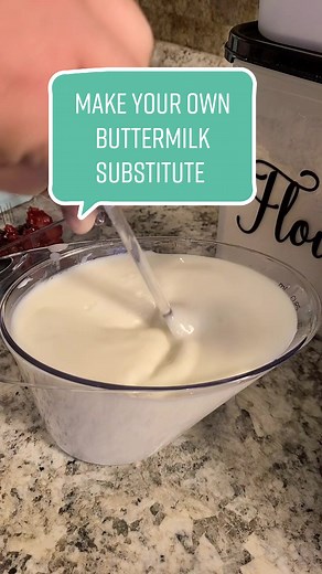 Make Your Own Buttermilk Substitute