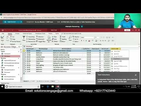 Access Module 1 SAM Exam | Access Module 1 SAM Exam