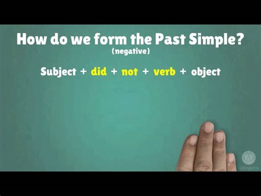 Grammar Tutorial - Past Simple Tense - Structuring Sentences