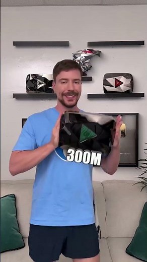MrBeast's Epic Play Button Collection: From 100K to 500M! #shorts ‪@MrBeast‬