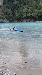 Sam Manson first off the river with a 2.40 lead over Wanaka's Dougal Allan | Kathmandu Coast to Coast