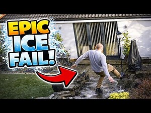 HILARIOUS Ice Slip Fail - Full Uncut Version #funny #epicfails #fyp #viral #comedy #LOL #hilarious