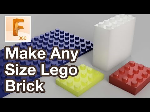 Custom LEGO Brick Design in Fusion 360: A Step-by-Step Tutorial